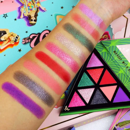 Miniatura 3 de RUDE Cosmetics - Paleta de los años 70, muñeca hippie para mujer, sombra de ojos de 0.284 onzas