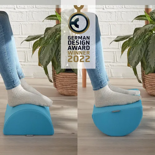 Miniatura 2 de Leitz Reposapiés de escritorio, soporte ajustable para piernas y rodillas, adecuado para la oficina en casa, alivia el dolor de hombros y espalda