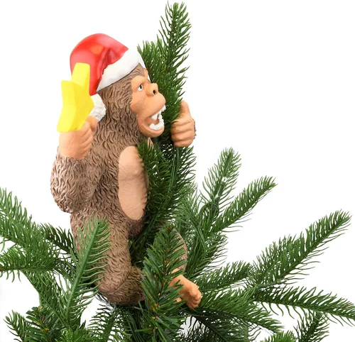 Miniatura 9 de Tree Buddees King Kong Climbing The Tree - Decoración para árbol de Navidad, grande, 10 pulgadas