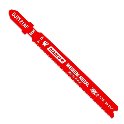Miniatura 11 de Diablo Hojas de sierra de calar bimetálicas para corte de madera superior e inferior de acabado ultrafino, 4-5/8 pulgadas, 12 TPI, paquete de 5