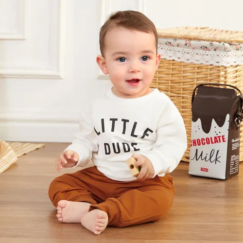 Miniatura 2 de Murnouche Conjunto de ropa de 2 piezas para bebé niño y niño pequeño