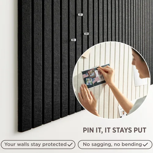 Miniatura 3 de VIVELDA Tablero de anuncios grande de 48 x 36 pulgadas, organizador de pared de oficina para reemplazar tus viejos tableros de corcho para paredes