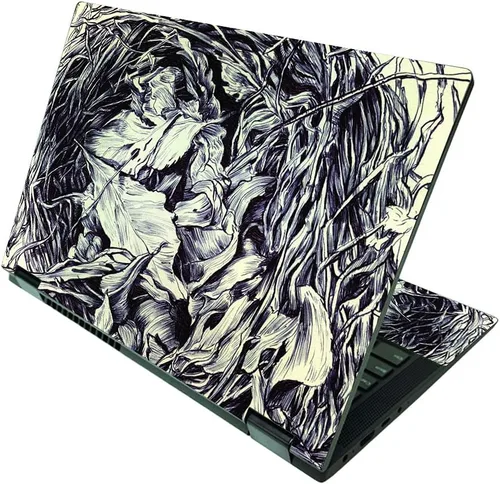 Miniatura 11 de MightySkins Skin compatible con Lenovo IdeaPad Flex 5 2 en 1 de 15 pulgadas (2021) - Angry Ripple Funda protectora de vinilo duradera y única