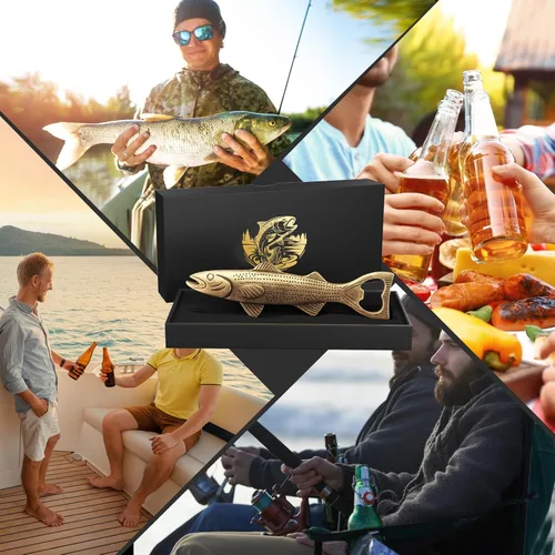 Miniatura 5 de Regalos únicos de pesca para hombres, abrebotellas de cerveza vintage, día del padre, cumpleaños, Navidad, San Valentín, regalo para él, papá, Fish