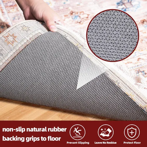 Miniatura 4 de BAGAIL - Almohadillas de fieltro y goma natural de 1/8 pulgadas de grosor, 2.5 x 9.5 pies, agarre antideslizante para alfombra, mantiene