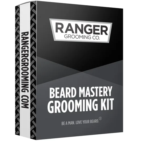 Miniatura 4 de Leven Rose Kit de barba de Ranger Grooming Company, 100% orgánico natural sin fragancia, aceite de barba sin perfume, cepillo de cerdas de jabalí