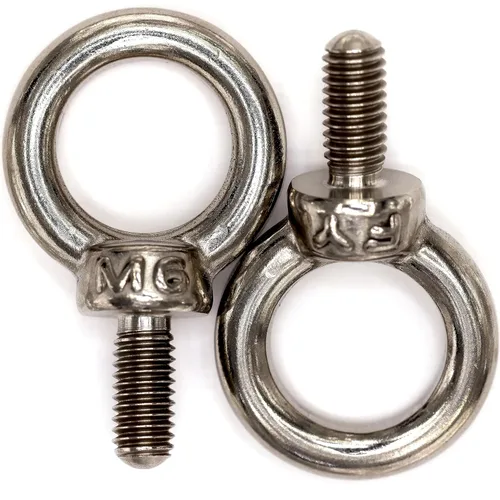 Miniatura 9 de Perno de ojo de elevación del hombro de la maquinaria del acero inoxidable (M6, 10 artículos)