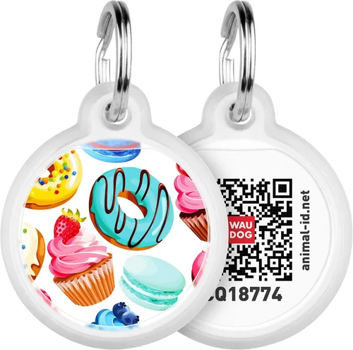 Miniatura 9 de Etiqueta de identificación de mascotas para perros y gatos con pasaporte QR, sistema de búsqueda global de mascotas perdidas, etiqueta