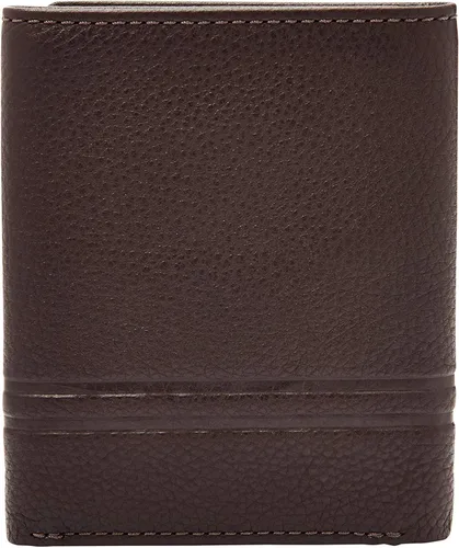 Miniatura 4 de Fossil Cartera triple de cuero para hombre