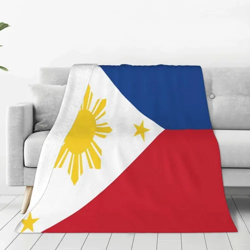 Miniatura 12 de Bonita manta de bandera de Costa Rica súper suave de 60 x 50 pulgadas para cama, sofá, silla, campamento, sala de estar y oficina Bandera de Costa