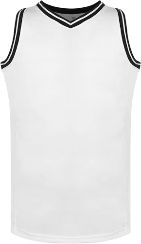 Miniatura 2 de Phoneutrix Camiseta de baloncesto en blanco, camisetas deportivas reversibles de malla para hombre, tallas S-3XL