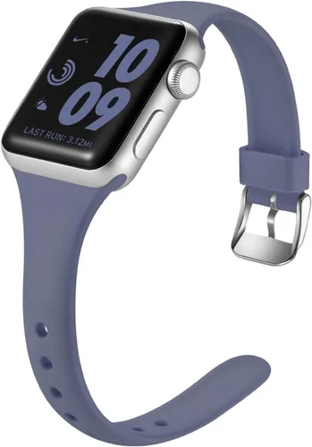 Miniatura 11 de Laffav correa delgada compatible con Apple Watch de 1.57 pulgadas, 1.49 pulgadas, 1.73 pulgadas, 1.65 pulgadas para mujeres y hombres, correa