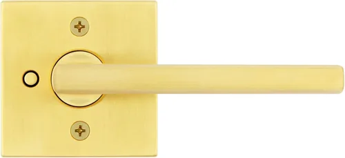 Miniatura 4 de Kwikset Halifax - Manija de puerta de privacidad interior con cerradura, manija de puerta para baño y dormitorio, manija de puerta reversible