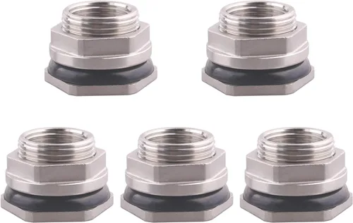 Miniatura 15 de DERNORD 1" colocaciones de mamparo del acero inoxidable del conector del tanque de agua del tabique femenino