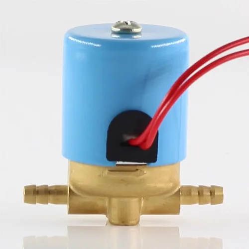 Miniatura 2 de Dia.5mm Pipe Miniature Normally Closed Control Water, Air Solenoid Valve 6~17bar DC 12V 24V 1Pcs(17bar Orifice 1.5mm,DC 24V_VITON 120 CELSIUS)