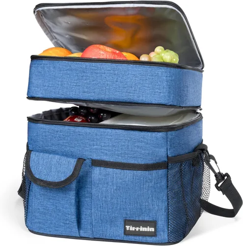 Miniatura 20 de Tirrinia Bolsa de Almuerzo Aislada para Mujeres y Hombres, Contenedores de Caja de Almuerzo a Prueba de Fugas para Adultos, Trabajo, Escuela