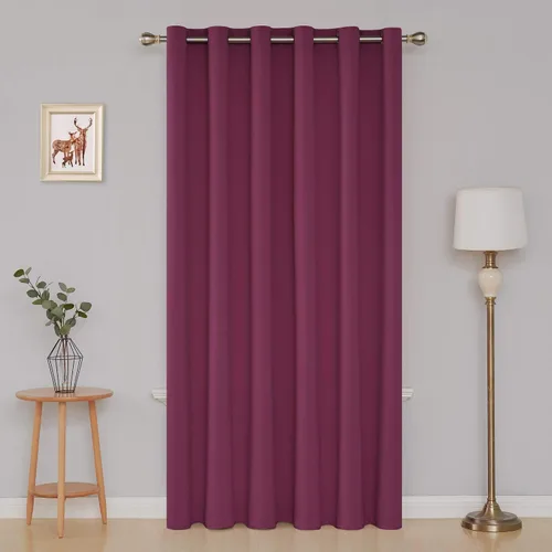 Miniatura 122 de Deconovo Cortina opaca, para oscurecer la habitación Gris claro