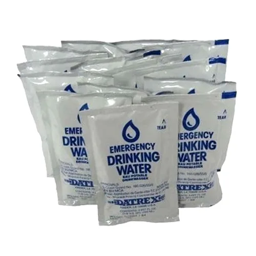 Miniatura 2 de Datrex Paquete de agua de emergencia: suministro de 3 días/72 horas (24 paquetes) (1 paquete)