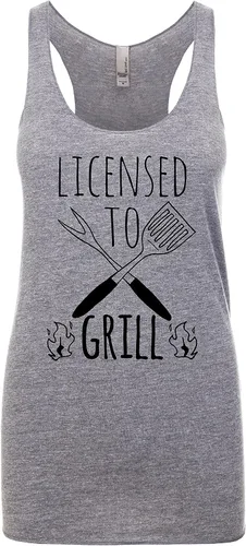 Miniatura 29 de Women's Graphic Racerback Tank Top, Gift for Her, Shirts with Sayings, Yoga Tee, Food