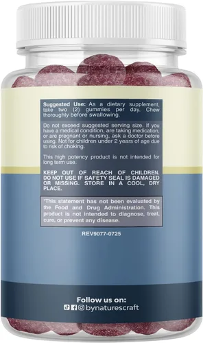 Miniatura 2 de Gomitas de zinc extra fuertes para adultos, suplementos de zinc masticables para mujeres y hombres para apoyo energético e inmunológico, vitaminas