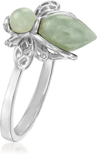Miniatura 3 de Ross-Simons Anillo con gemas de abejorro en plata
