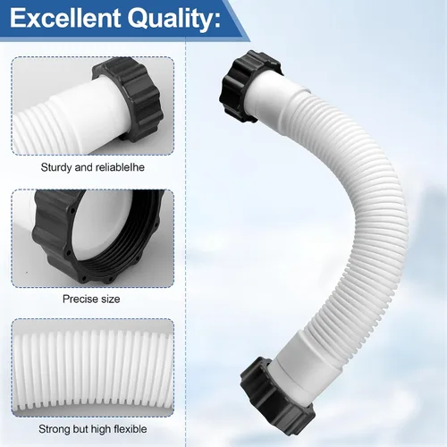 Miniatura 5 de 11388 Manguera de bomba de filtro de arena para piscina para filtro de arena Intex, reemplazo de manguera de bomba de piscina de 1.5 pulgadas