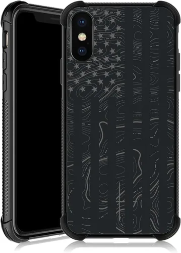 Miniatura 45 de Funda para iPhone Xs Max, diseños de girasol, estrella, cielo, cubierta trasera de cristal templado antiarañazos, esquinas reforzadas, carcasa