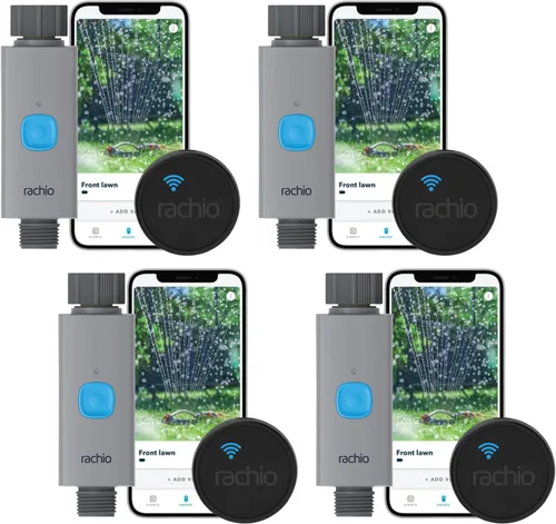 Miniatura 8 de Rachio Temporizador inteligente de manguera (solo 1 válvula) – Temporizador de grifo para exteriores controlado por aplicación, instalación rápida