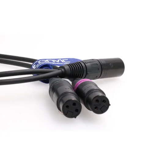 Miniatura 3 de Cable XLR de 5 pines a 3 pines XLR Arri Cámara Cable de señal de audio de doble canal