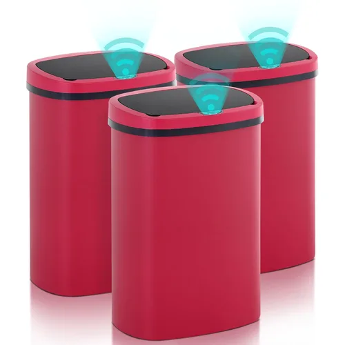 Miniatura 21 de Basurero de cocina con sensor de movimiento de 13 galones, cubo de basura con sensor automático de 50 L, cubo de basura inteligente con tapa
