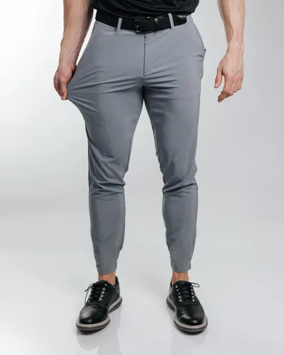 Miniatura 3 de Primo Pantalón deportivo de golf, ligero elástico en cuatro direcciones, 4 bolsillos, cintura interior de gel, tobillos con cremallera elástica