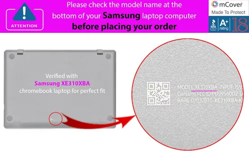 Miniatura 3 de mCover Funda compatible solo con computadoras portátiles Samsung Chromebook 4 XE310XBA Series 2020 ~ 2022 de 11.6 pulgadas
