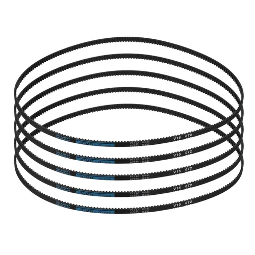 Miniatura 95 de uxcell 4pcs HTD-3M correa dentada de goma 60 dientes, 7.087 in de longitud de paso x 0.236 in de ancho x 0.094 in de altura, correa de distribución