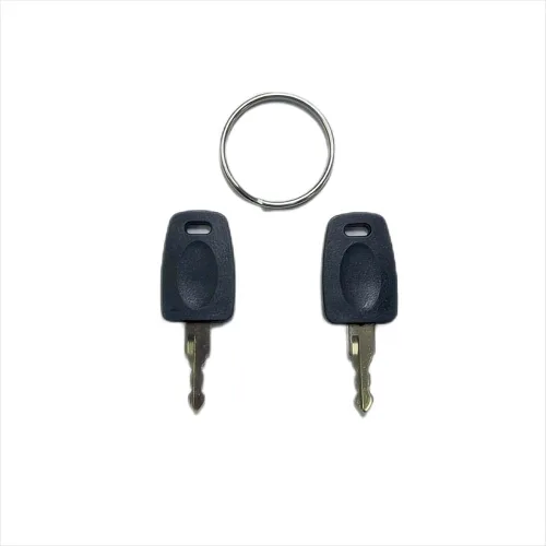 TSA - Llaves maestras de bloqueo con llavero, paquete de 2, compatibles con cerraduras TSA002 TSA007, color negro