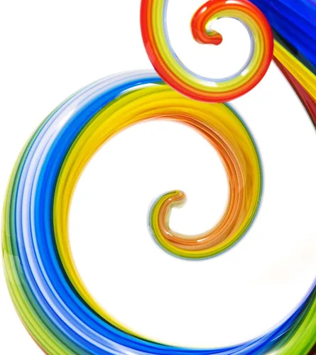 Miniatura 5 de Luxury Lane Escultura de cristal de Sommerso soplada a mano para decoración del hogar, arco iris, centro de mesa de 11 pulgadas de alto