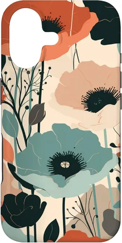 Miniatura 32 de Funda para iPhone 11 Pro Max Minimal Poppy Flower Boho Floral Cute Aesthetic