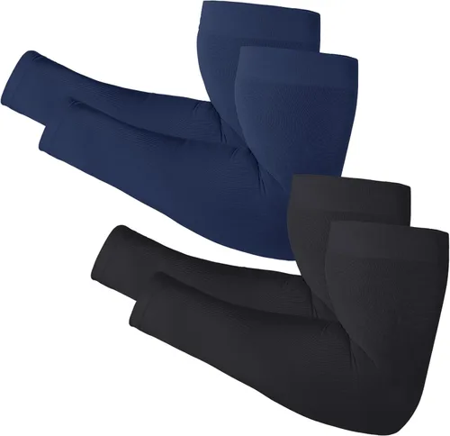 Miniatura 12 de Newbyinn Mangas de brazo para hombres y mujeres, talla L a XL, manga de protección solar UV para cubrir tatuajes, funda de compresión refrescante 2