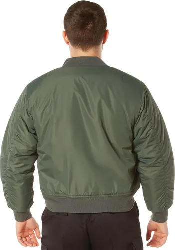 Miniatura 7 de Rothco Enhanced Nylon Bomber Jacket Flight Style Cold Weather Winter Coat
