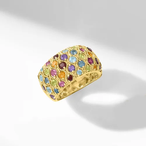 Miniatura 4 de Ross-Simons Anillo de piedras preciosas múltiples de 2,60 qt t en oro de 18 quilates sobre plata esterlina