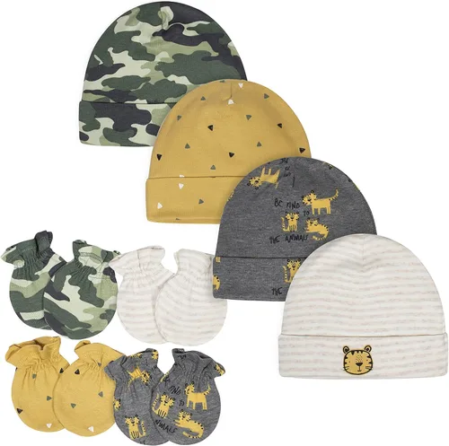 Miniatura 11 de Gerber Conjuntos unisex de gorro y manoplas para bebé