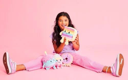 Miniatura 5 de iscream Screamsicles Kawaii Sweets - Peluche de 8 pulgadas, pastel de cumpleaños