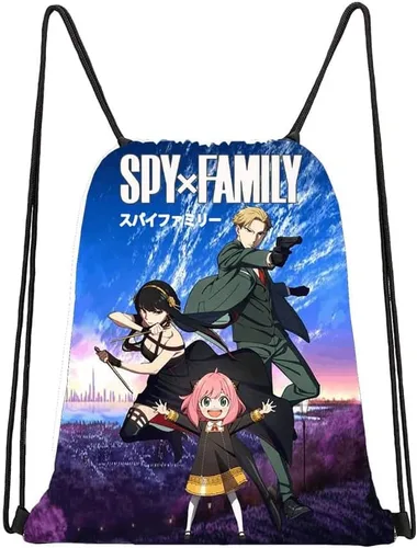 Miniatura 2 de SUGDEN Spy x Family - Juego de artículos de manga para la familia, con cordón, llavero, funda de almohada, pulsera para fanáticos (A)