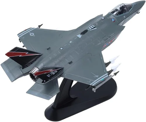 Miniatura 5 de F-35A Lightning Ⅱ Fighter Jet Model-1/72 Lockheed Martin AF-01 Steath Metal Modelos de aviones para coleccionista, entusiasta de la aviación