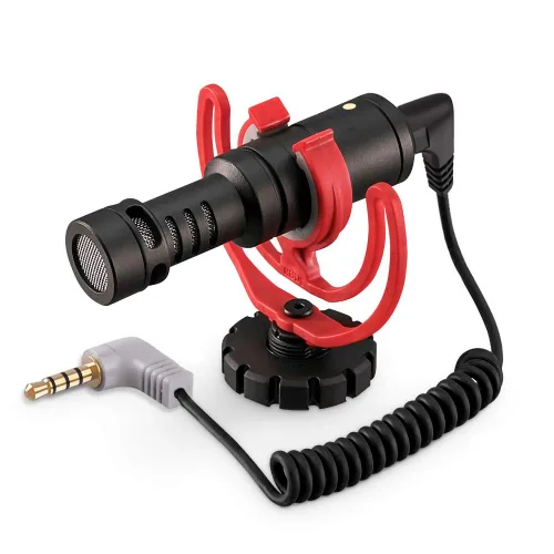 Miniatura 2 de Cable de micrófono TRS a TRRS de 0.138 in, cable de micrófono de ángulo recto en espiral de 1/8 macho a macho compatible con iPhone, teléfono