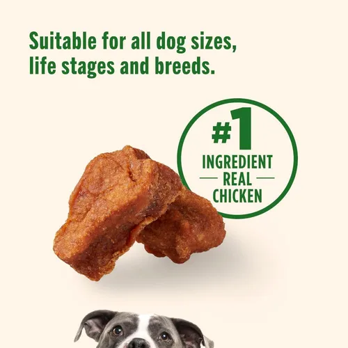 Miniatura 6 de Nutrish Savory Roasters - Golosinas de pollo para perros, relleno para calcetines de perro, bolsa de 30 onzas (Rachael Ray)
