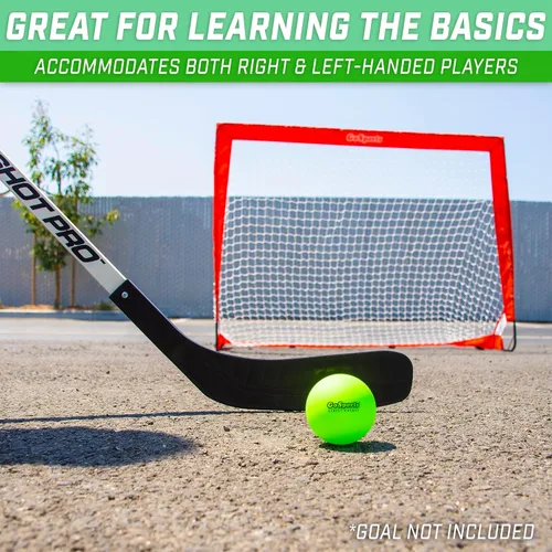 Miniatura 4 de GoSports Street Hockey - Choose Between Goal Set with Sticks, Balls (6 Pack) or Sticks (2 Pack)
