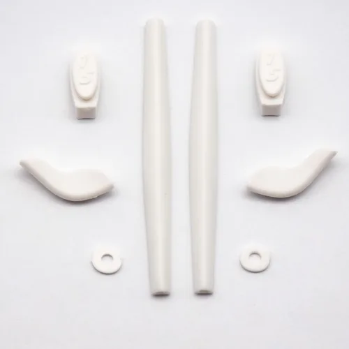Miniatura 3 de Imytpft 2 White CompatibleReplacement Silicone Leg Set For Oakleys Juliet Sunglasses Rubber Kit