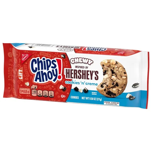 Miniatura 10 de CHIPS AHOY! Chewy Hershey's Cookies 'n' Creme - Galletas inspiradas en barra, 9.58 onzas