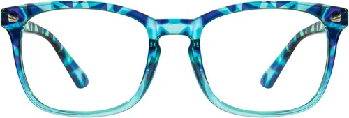 Miniatura 20 de MAXJULI - Lentes de bloqueo de luz azul, para lectura en computadora/juegos/TV/teléfonos para mujeres y hombres (marrón)
