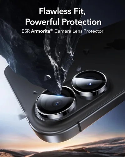 Miniatura 2 de ESR Protector de Lente de Cámara para iPhone 15/15 Plus/14/14 Plus, Protectores de Lente Individuales Ultrarresistentes HD, Resistente a Arañazos